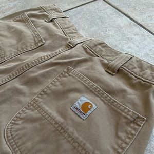 Carhartt - Relaxed Fit Tan Carpenter Pants With Hammer Loop - 33x32
